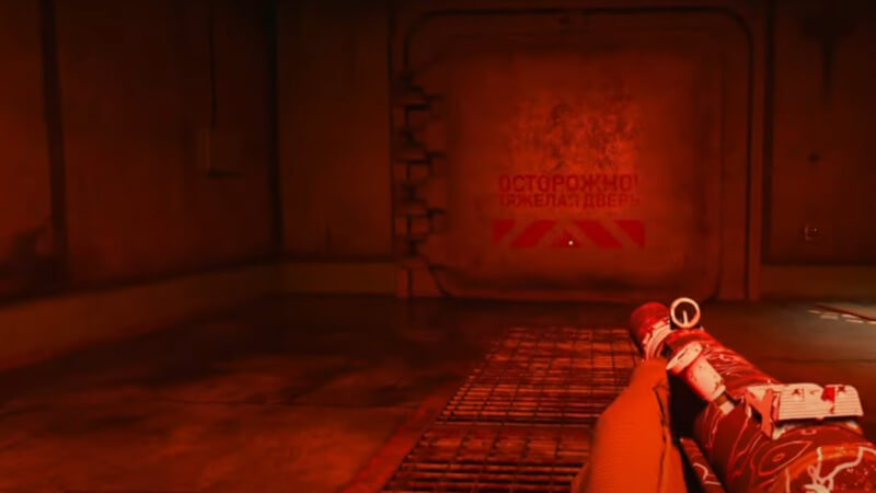 Investigating the chemical plant in Bedrock DMZ mission.