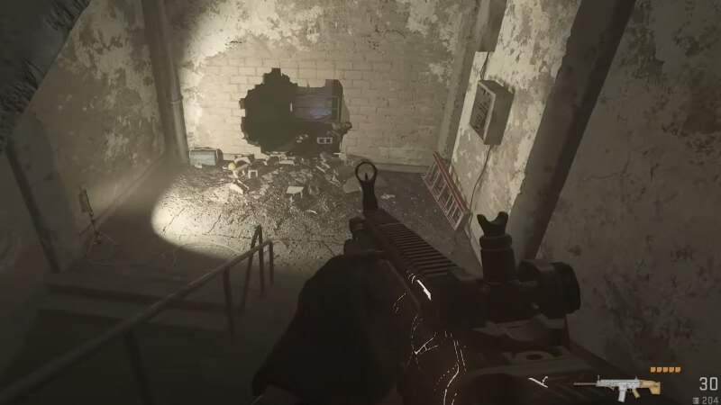 Entrance to the Koschei complex in Bedrock DMZ mission.