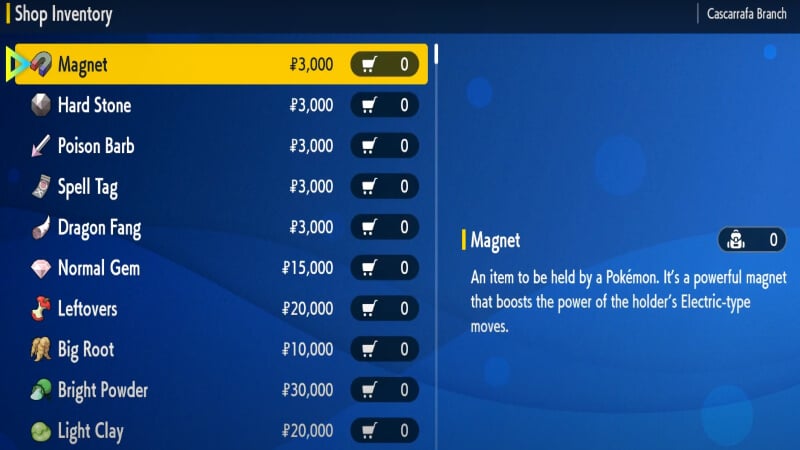 Magnet in Pokemon Scarlet and Violet