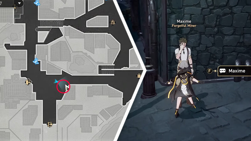 Maxime Map Location in Honkai Star Rail