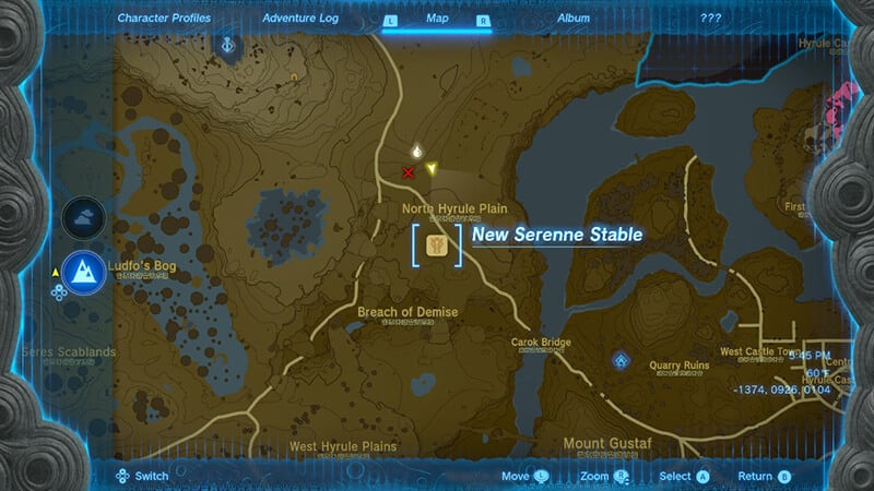 New Serenne Stable Geoglyph Tears of the Kingdom