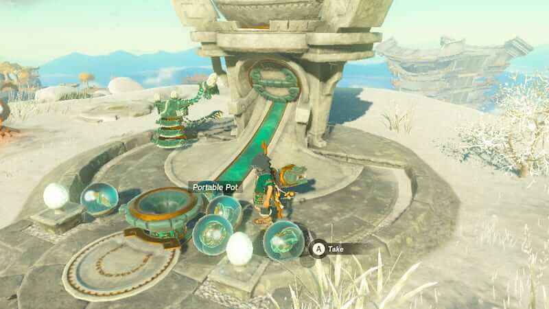 How to get Portable Pots Tears of the Kingdom TOTK Devices Zelda Dispenser