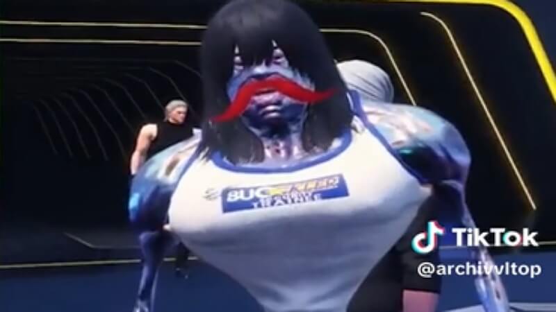 Weird Street Fighter Character