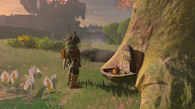How to find Satori in Zelda: Tears of the Kingdom at the Cherry Blossom tree