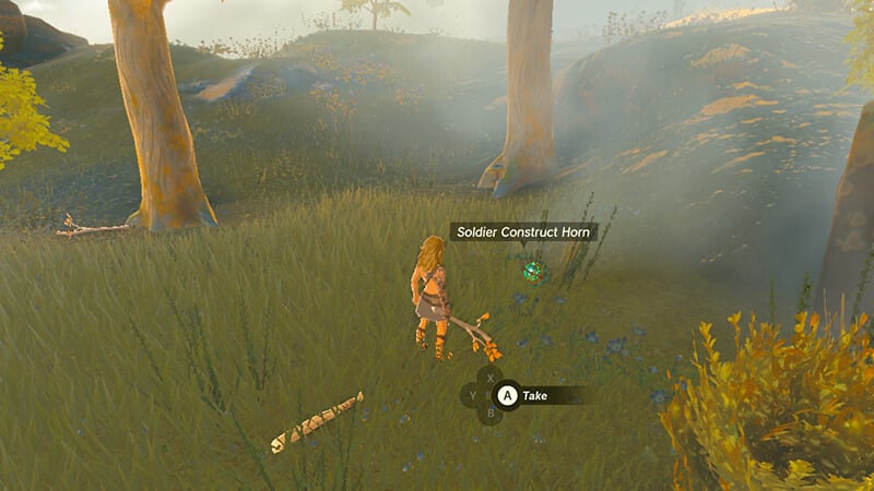 How To Get Soldier Construct Horns in Zelda Tears of the Kingdom