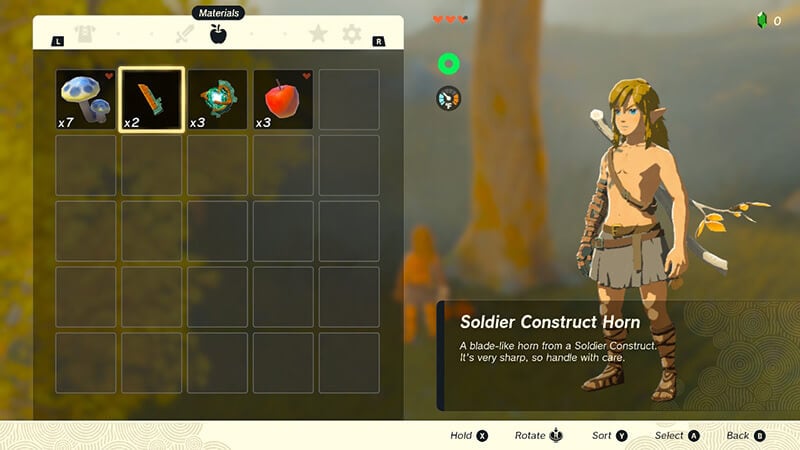 How To Get Soldier Construct Horns in Zelda Tears of the Kingdom