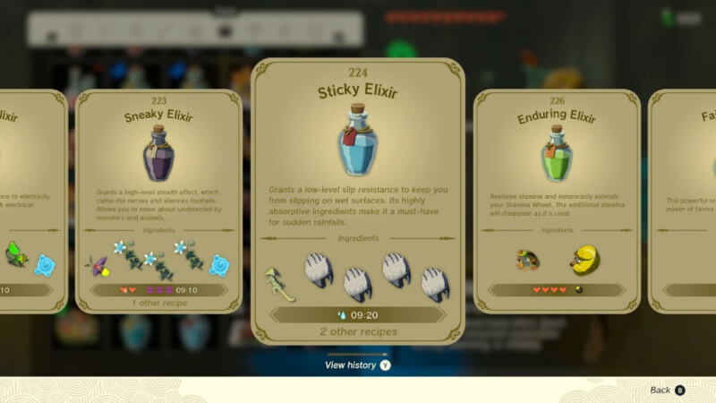 Sticky Lizards Zelda Tears of the Kingdom