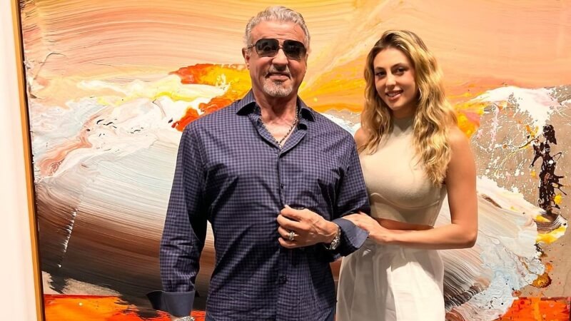 Sylvester Stallone and daughter Sophia Stallone