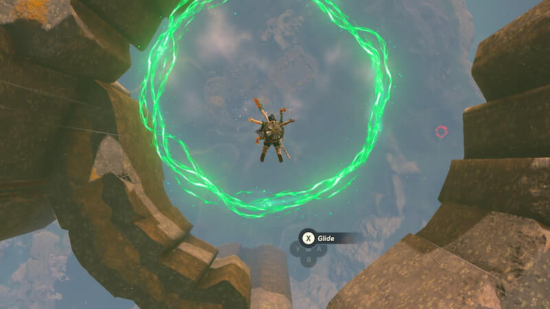 How to complete Taunhiy Shrine in Zelda: Tears of the Kingdom Ring Dive Challenge