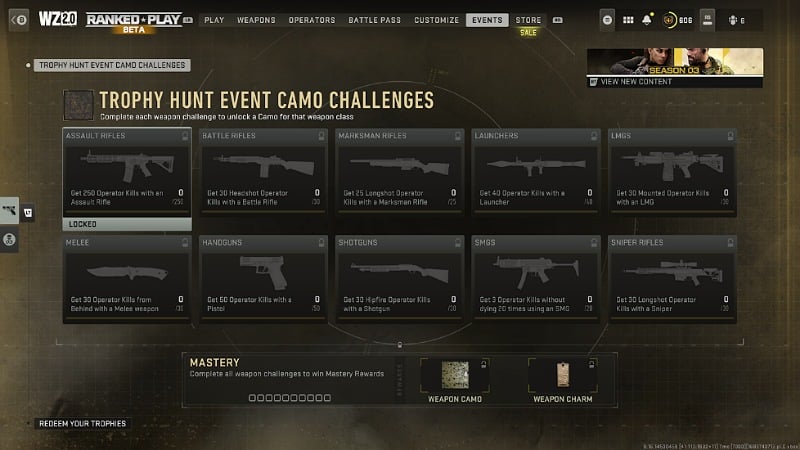 Season 3 Reloaded Challenges