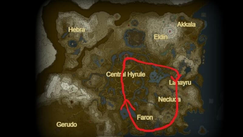 Where To Find Naydra in Zelda Tears of the Kingdom