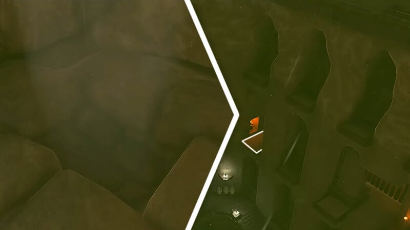 Wind Current Paraglider Section in Temple TotK