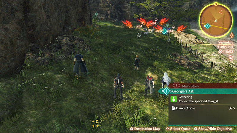 The fourth Dance Apple guarded by enemies in Georgie's Ask.