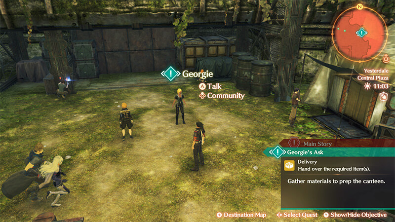how to start George's ask in Xenoblade Chronicles 3