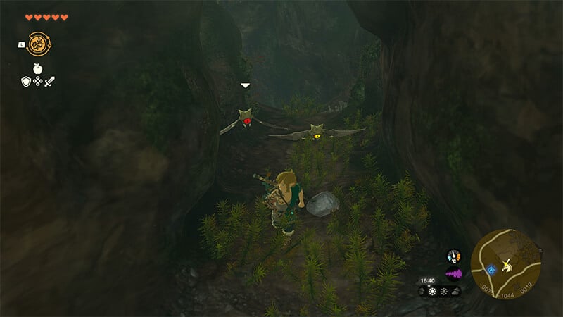 A picture of some Keese enemies in Zelda Tears of the Kingdom.