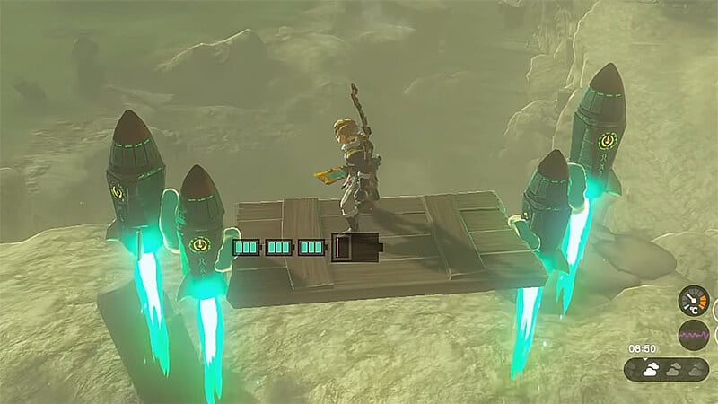 Zonai Rockets in Zelda Tears of the Kingdom