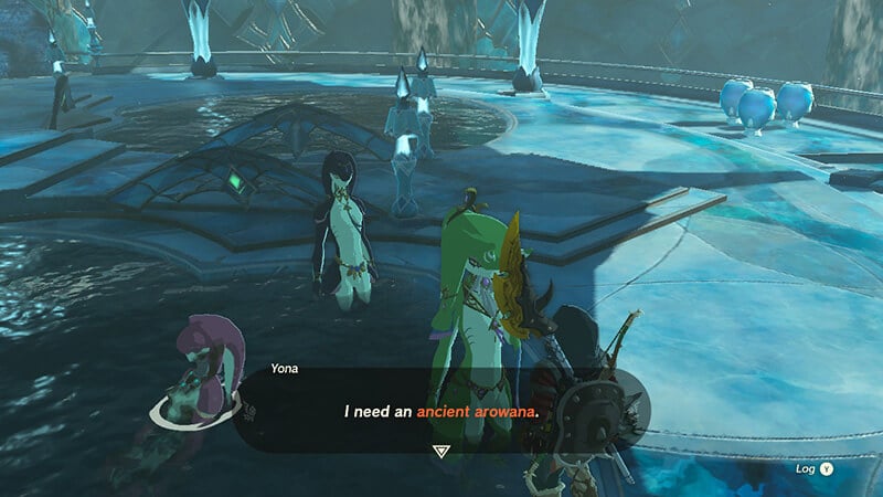 Zora Armor in Zelda Tears of the Kingdom