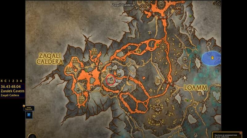 ancient zaqali chest location