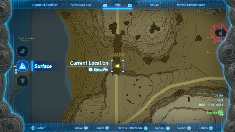 Bring Peace To Akkala Location