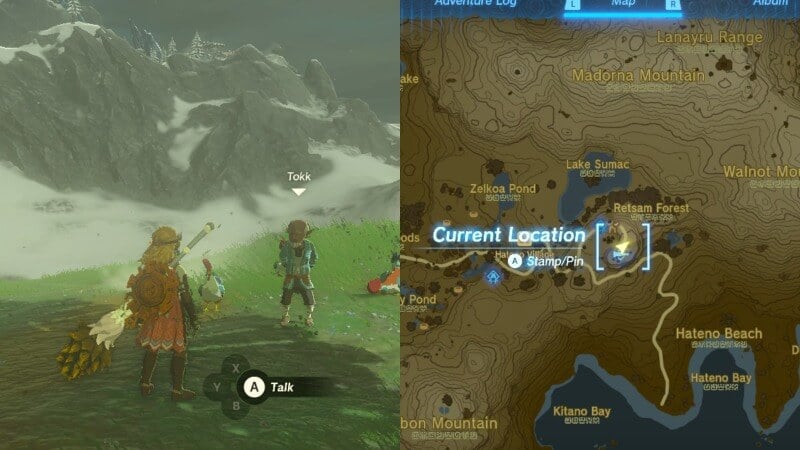 Where to find Tokk near the Hateno Ancient Tech Lab - Hateno Village Tears of the Kingdom