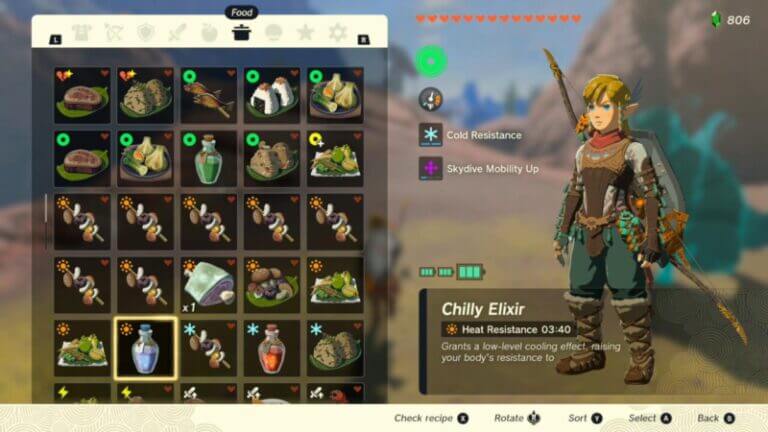 The Best Items to Use for Elixirs in Tears of the Kingdom