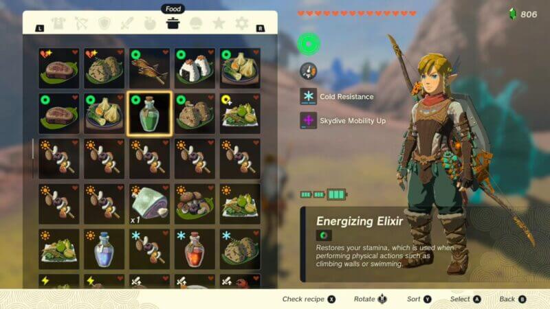 Energizing Elixirs are great for scaling mountians.