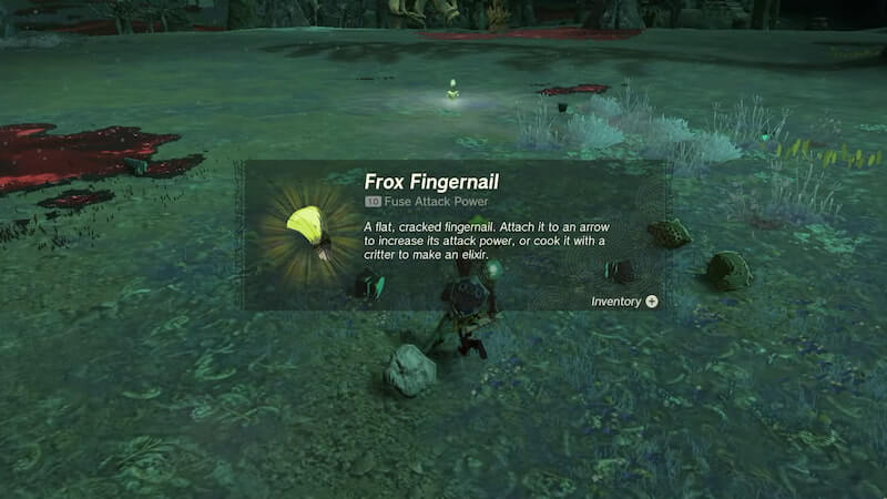 frox drops zelda tears of the kingdom