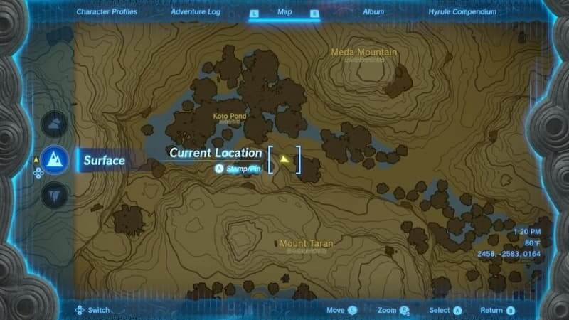 how to get mighty thistle zelda