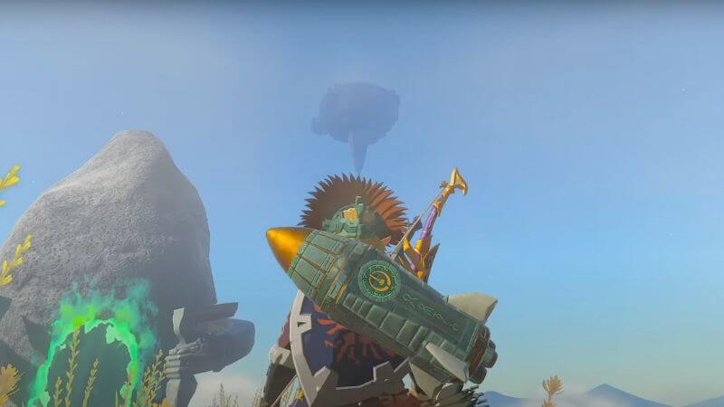 Zelda: TotK: The island where King Gleeok is located