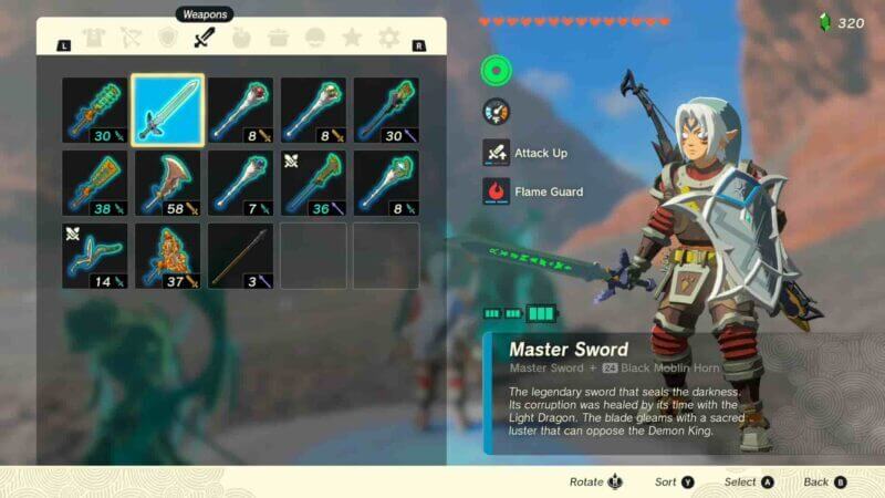 The Master Sword is invaluable. It makes it to the top as easily one of the best weapons in Tears of the Kingdom.