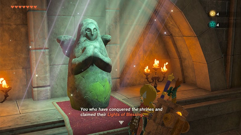 Light of Blessing in Zelda: Tears of the Kingdom