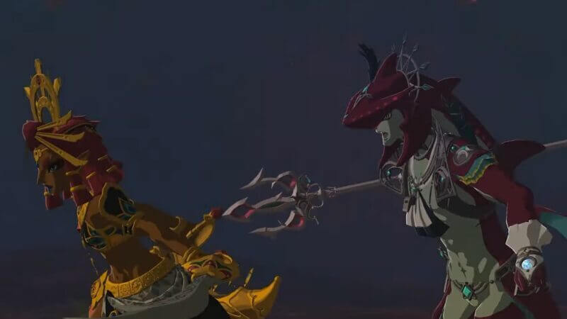 Riju as she appears in Tears of the Kingdom. zelda tears of the kingdom full voice cast