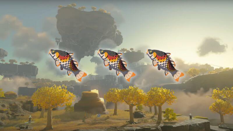 Sanke Carp in Zelda Tears of the Kingdom