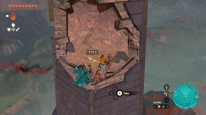 Dusk Bow location in Tears of the Kingdom.