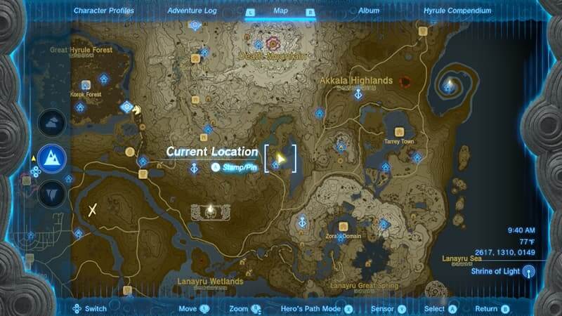 Ember Trouser location in Tears of the Kingdom