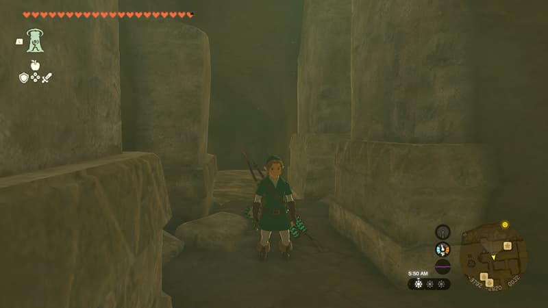 Pillars to use Ascend by to enter the Gerudo Secret Club in Tears of the Kingdom.