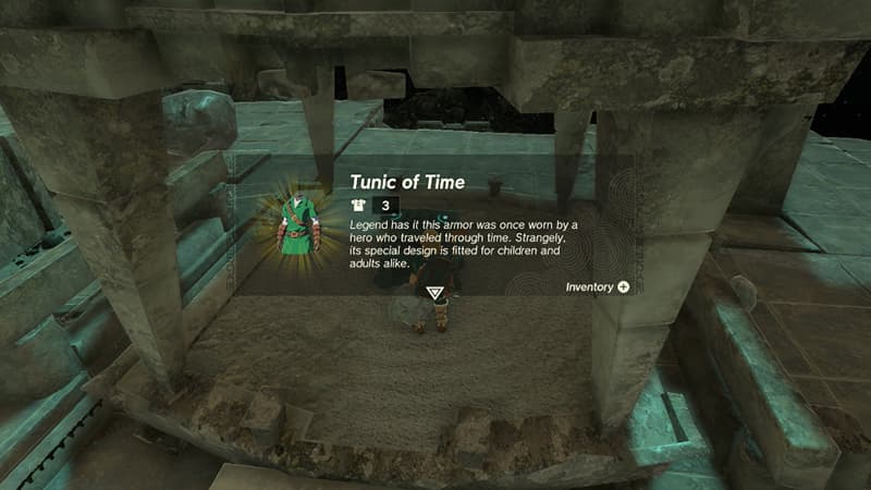 The Tunic of Time from Tears of the Kingdom