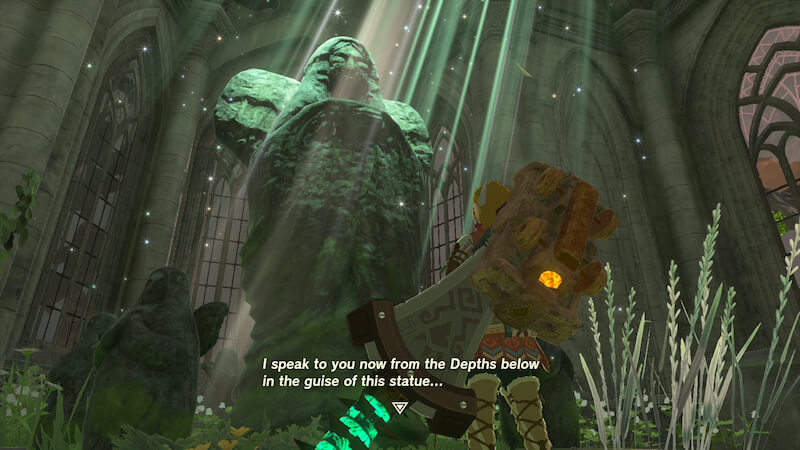 tears of the kingdom statue