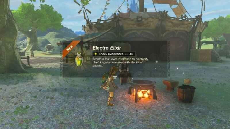 How to craft Electro Elixirs