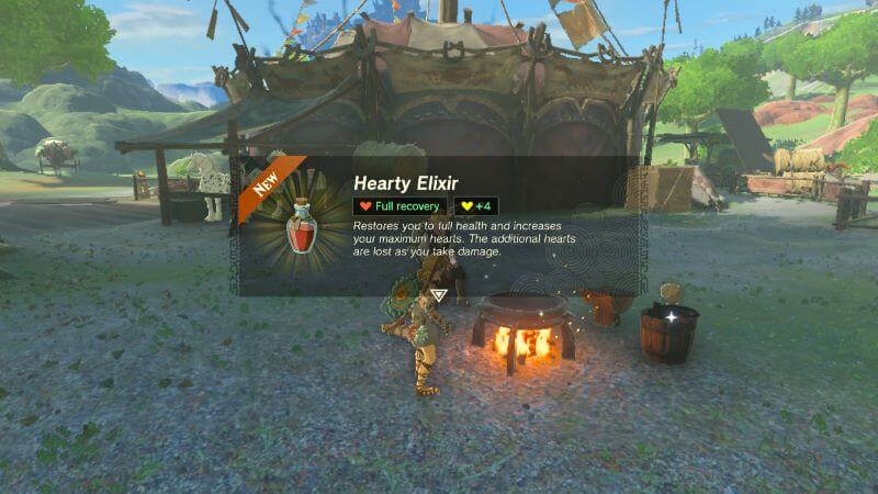 How to make Hearty Elixirs in Tears of the Kingdom