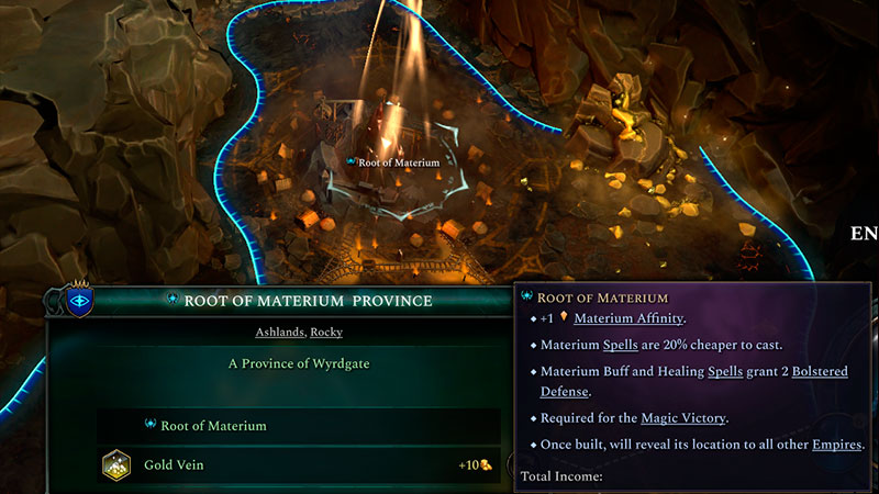 Root Affinity Province Improvements