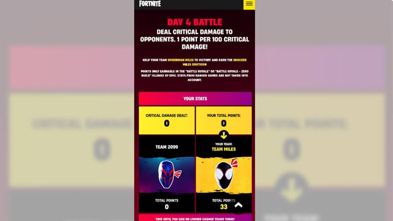 Fortnite Web Battles