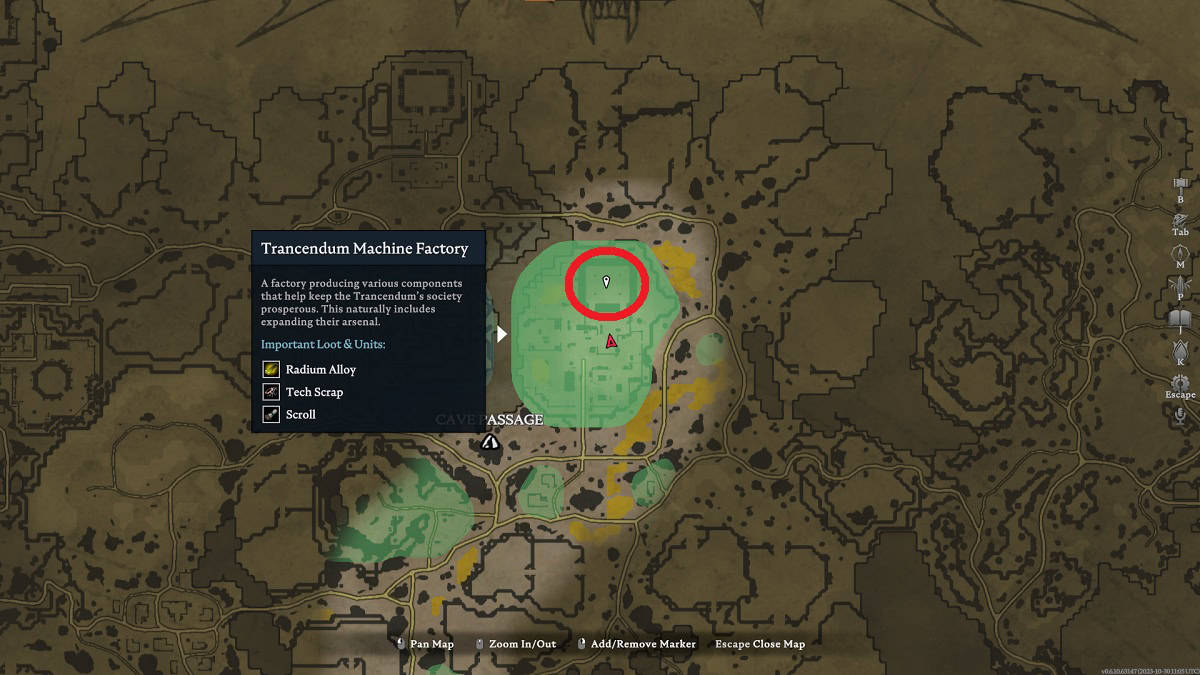 ziva the engineer boss location in v rising