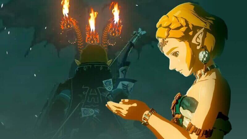 Zelda as she appears in Tears of the Kingdom.