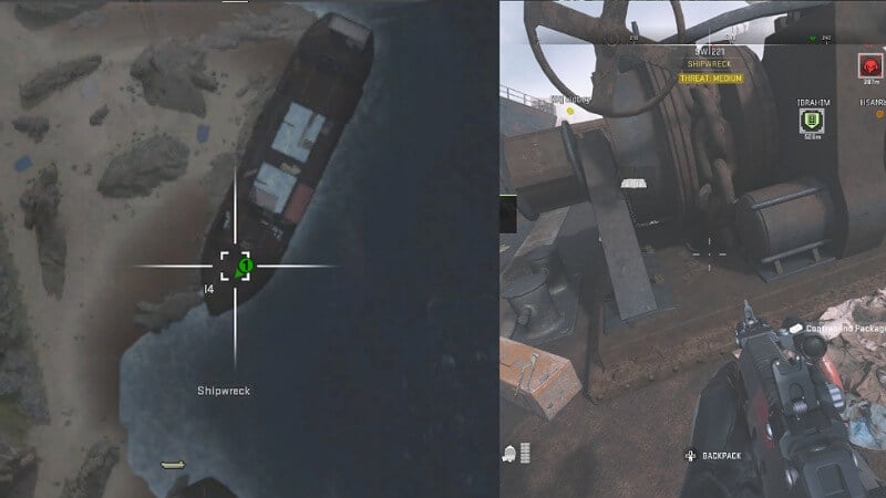 Unknown Shipping DMZ Mission Contraband Packages location 2