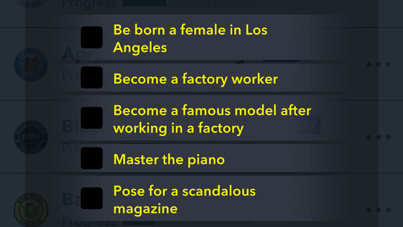 BitLife Model Blonde Bombshell Challenge Tasks