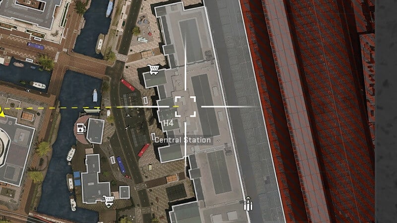 Vondel Map - Central Station location
