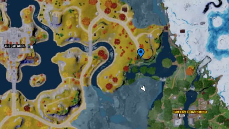 How to locate the chalice using Aura's Map in Fortnite Find Location Chapter 4 Season 3