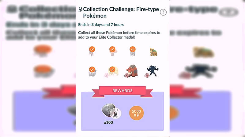 Dark Flames Collection Challenge Rewards