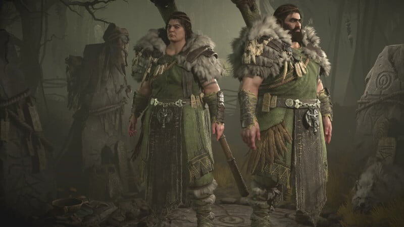 Druid male and female